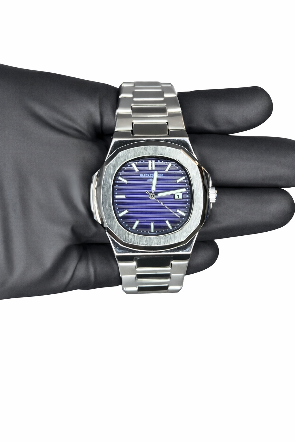 Patek Philippe Nautilus Blue Dial Stainless Steel